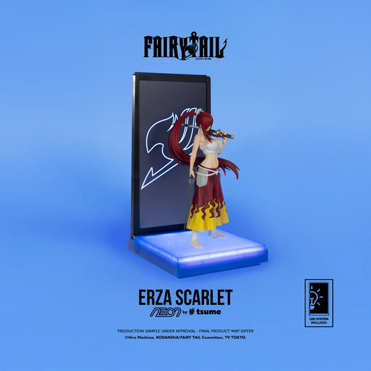 Fairy Tail Erza Scarlet Neon Figure