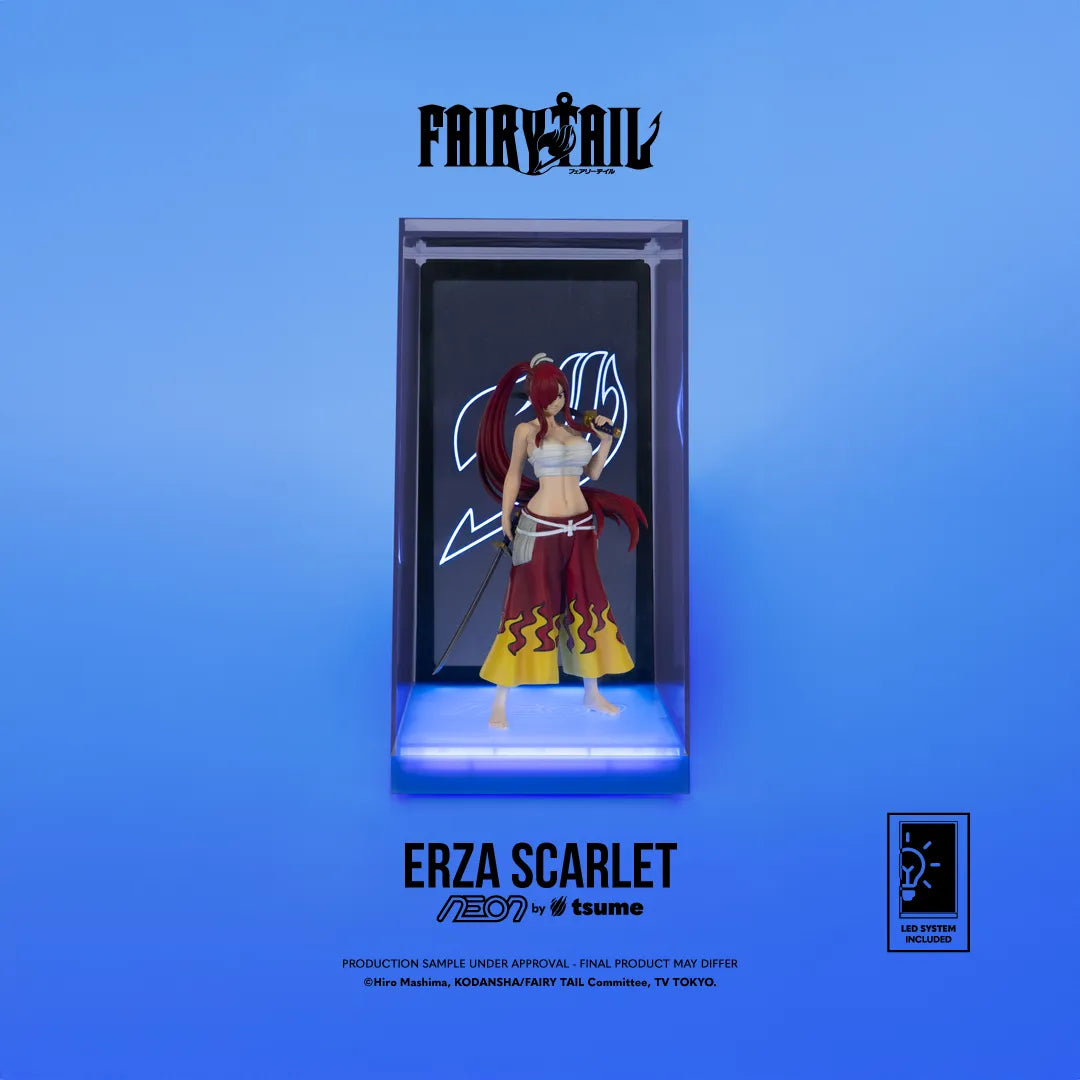 Fairy Tail Erza Scarlet Neon Figure