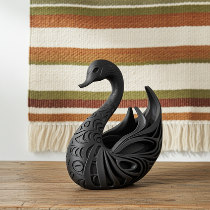 Eleganz des Wassers – Schwan